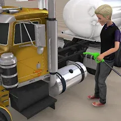 Euro Truck Gas Station Games МОД на Андроид