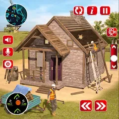 Wood House Construction Game МОД на Андроид