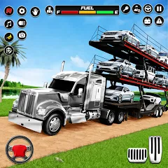 Car Transporter 3d:Truck Games МОД на Андроид