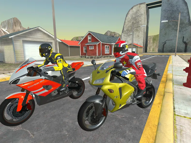 Moto bike Driving: Mega Ramp  [МОД Бесконечные деньги] Screenshot 2