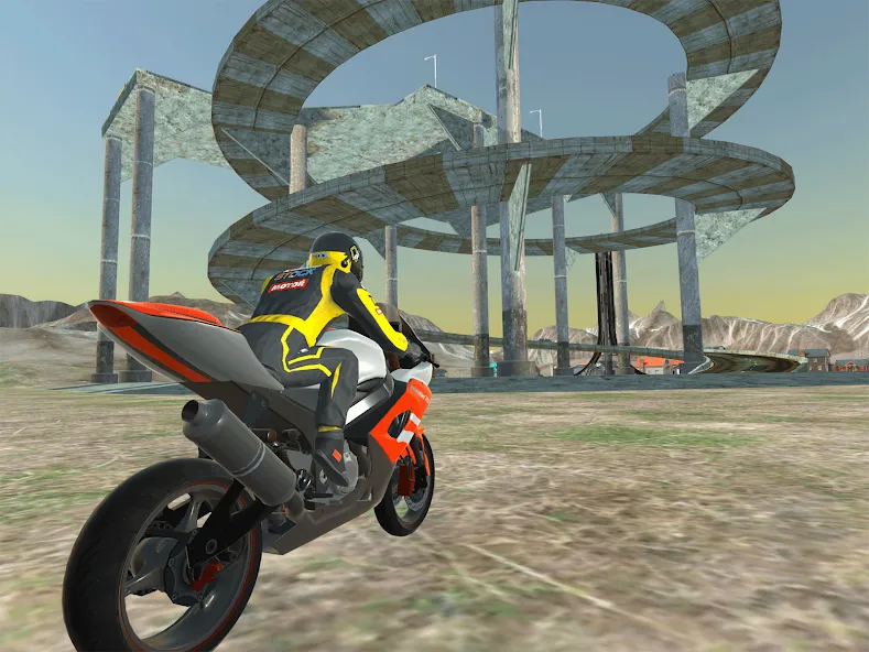 Moto bike Driving: Mega Ramp  [МОД Бесконечные деньги] Screenshot 3