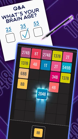 Join Blocks 2048 Number Puzzle (Джоин Блокс)  [МОД Menu] Screenshot 2