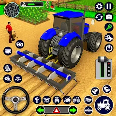 Real Tractor Driving Simulator МОД на Андроид