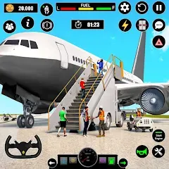 Airplane Simulator Plane Games МОД на Андроид