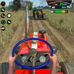 Farming Tractor Game Simulator МОД на Андроид