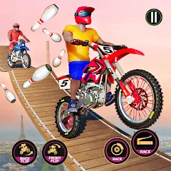 Motor Bike Stunt Racing Games МОД на Андроид