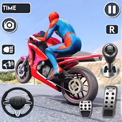 Spider Bike Stunt 3D Mega Ramp МОД на Андроид
