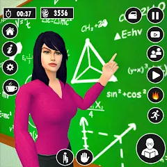 High School Teacher Life Game МОД на Андроид