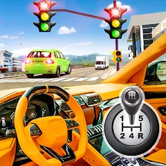 Modern Car Driving School Game МОД на Андроид