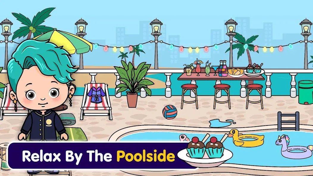 Tizi Town - My Hotel Games  [МОД Бесконечные монеты] Screenshot 4