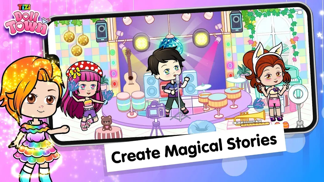 Tizi Town: Doll Dress Up Games  [МОД Бесконечные деньги] Screenshot 5