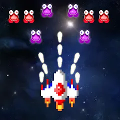 Galaxiga Retro Arcade Action МОД на Андроид