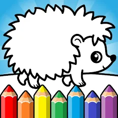 Easy coloring book for kids МОД на Андроид