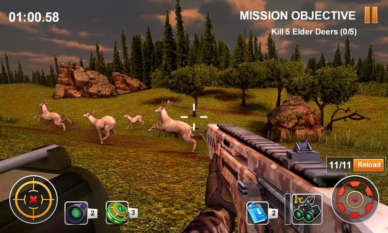 Hunting Safari 3D  [МОД Бесконечные деньги] Screenshot 1