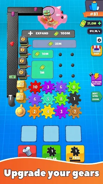 Gear Clicker (Гир Кликер)  [МОД Меню] Screenshot 1