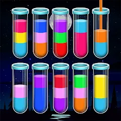 Water Sort Color Sorting games МОД на Андроид
