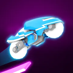 Rider Worlds - Neon Bike Races МОД на Андроид