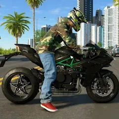Kawasaki Ninja H2r Games 3D МОД на Андроид
