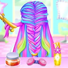 Braided Hair Salon Girls Games МОД на Андроид