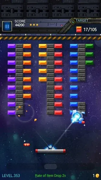 Brick Breaker Star: Space King  [МОД Menu] Screenshot 4