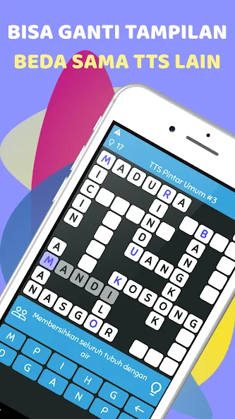 TTS Pintar - Teka Teki Silang (Пинтар)  [МОД Бесконечные монеты] Screenshot 4