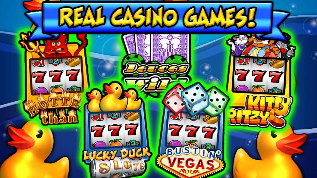 Lucky Duck Slots (Лаки Дак Слотс)  [МОД Много монет] Screenshot 1