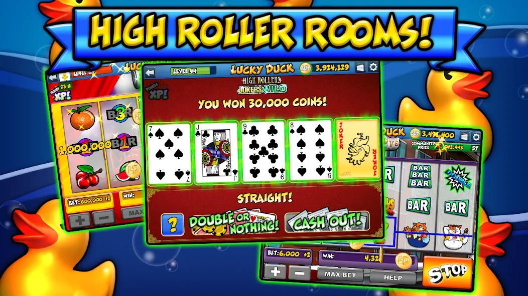 Lucky Duck Slots (Лаки Дак Слотс)  [МОД Много монет] Screenshot 5