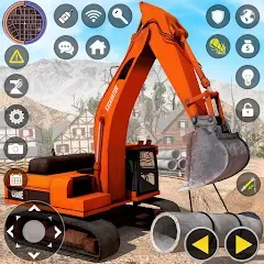 Construction Excavator Game 3D МОД на Андроид