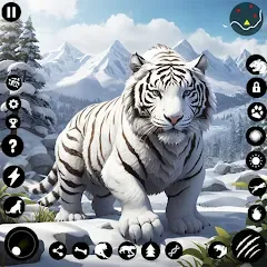 Arctic White Tiger Family Sim МОД на Андроид