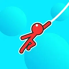 Stickman Hook МОД на Андроид