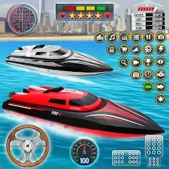 Speed Boat Racing: Boat games МОД на Андроид