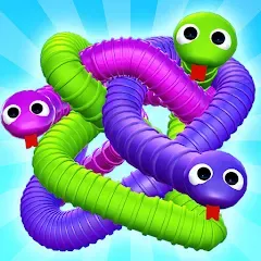 Tangled Snakes Puzzle Game МОД на Андроид