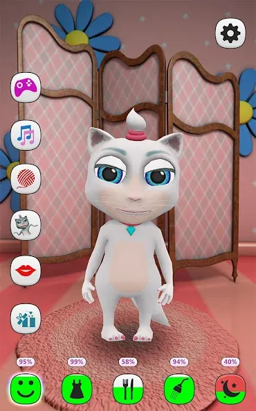 My Talking Kitty Cat  [МОД Mega Pack] Screenshot 1