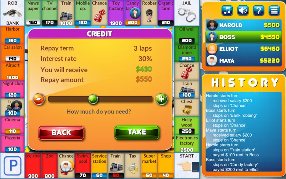 CrazyPoly - Business Dice Game (КрейзиПоли)  [МОД Все открыто] Screenshot 4