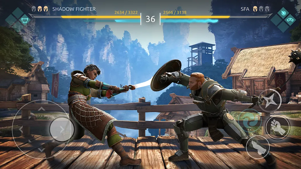 Shadow Fight 4: Arena (Шадоу Файт 4)  [МОД Бесконечные монеты] Screenshot 1