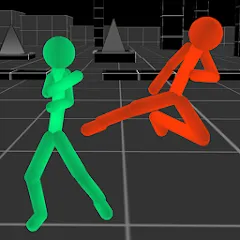 Stickman Fighting Neon Warrior МОД на Андроид