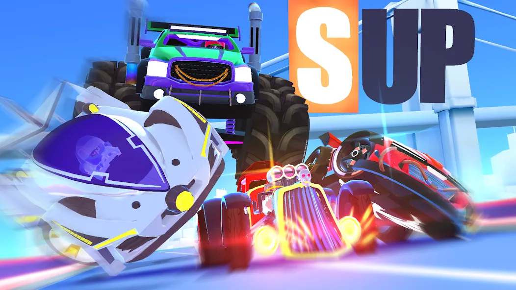SUP Multiplayer Racing Games (СУП Мультиплеер Рейсинг)  [МОД Меню] Screenshot 5