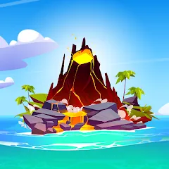 Volcano Island - Sim Game МОД на Андроид