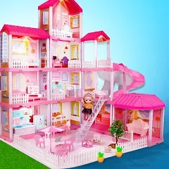 Girl Doll House Design Games МОД на Андроид