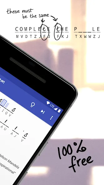 Cryptogram - puzzle quotes (Скрытограмма)  [МОД Бесконечные деньги] Screenshot 2