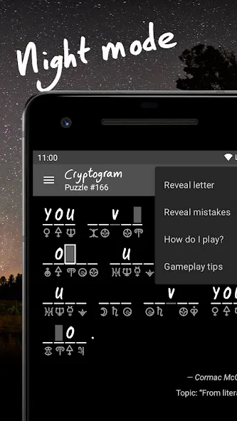 Cryptogram - puzzle quotes (Скрытограмма)  [МОД Бесконечные деньги] Screenshot 4
