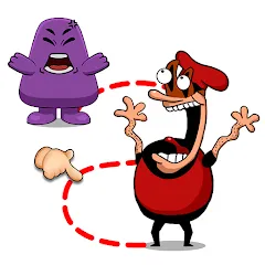 Pizza Rush Race: Fighting Boss МОД на Андроид