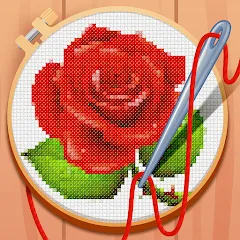 Cross-Stitch: Coloring Book МОД на Андроид