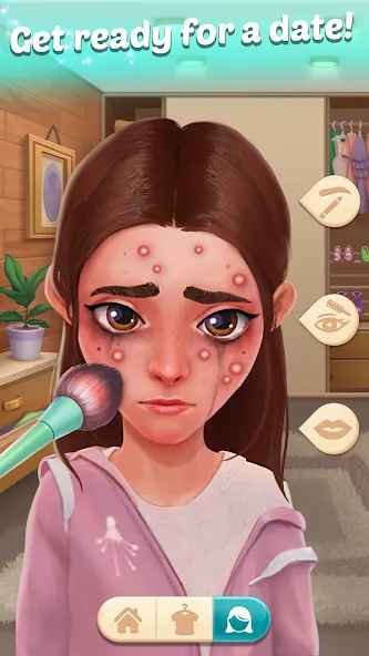 Family Town: Match-3 Makeover (Фэмили Таун)  [МОД Бесконечные монеты] Screenshot 4