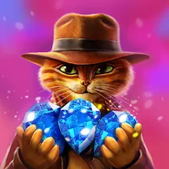 Indy Cat: Match 3 Adventure МОД на Андроид