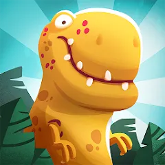 Dino Bash: Dinosaur Battle МОД на Андроид