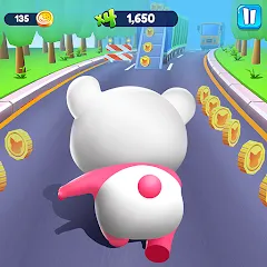 Piggy Panda Run: Fun Game МОД на Андроид