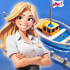 Idle Seafood Market -Tycoon МОД на Андроид