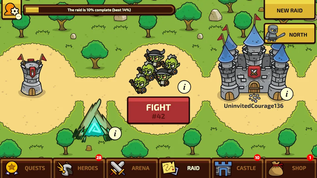 Raid Heroes: Total War  [МОД Unlimited Money] Screenshot 1