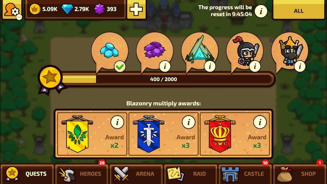 Raid Heroes: Total War  [МОД Unlimited Money] Screenshot 5